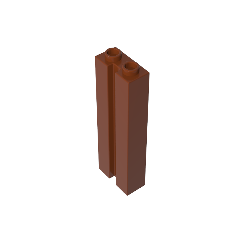 Brick Special 1 x 2 x 5 with Groove - Color ID 81