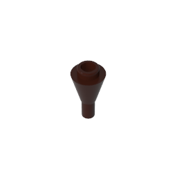 Cone 1 x 1 Inverted with Bar at Bottom (Ice Cream Cone)