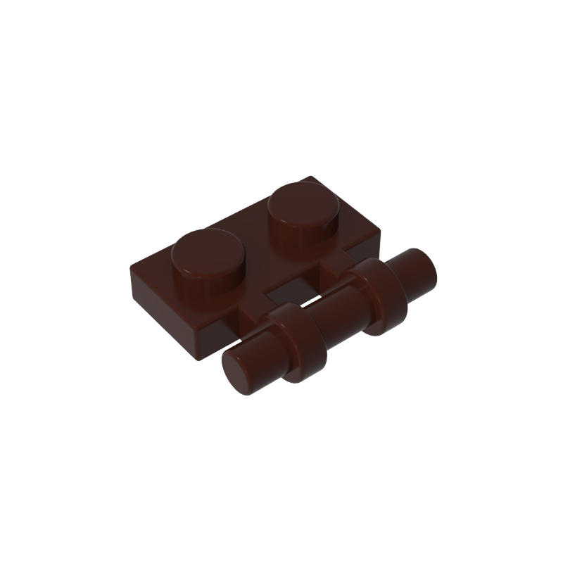 Plate Special 1 x 2 Side Handle [Free Ends]