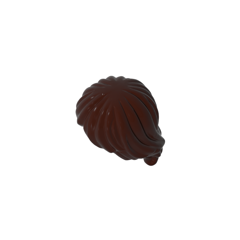 Minifig Hair Tousled and Layered - Color ID 82