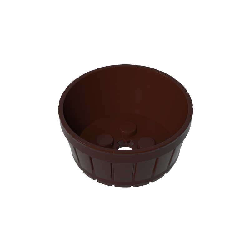 Barrel Half Large with Axle Hole