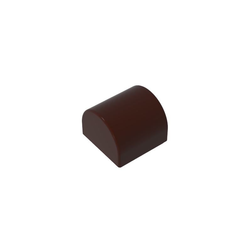 Brick Curved 1 x 1 x 2/3 Double Curved Top, No Studs