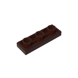 Tile Special 1 x 3 Inverted with Center Hole