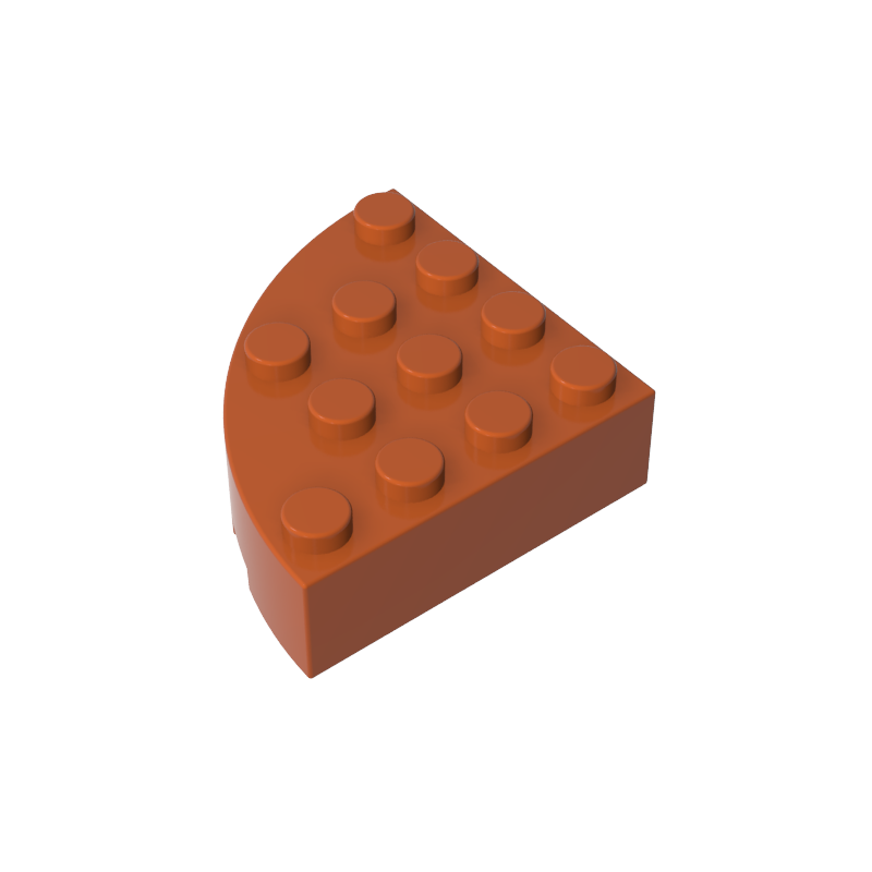 Brick Round Corner 4 x 4 Full Brick