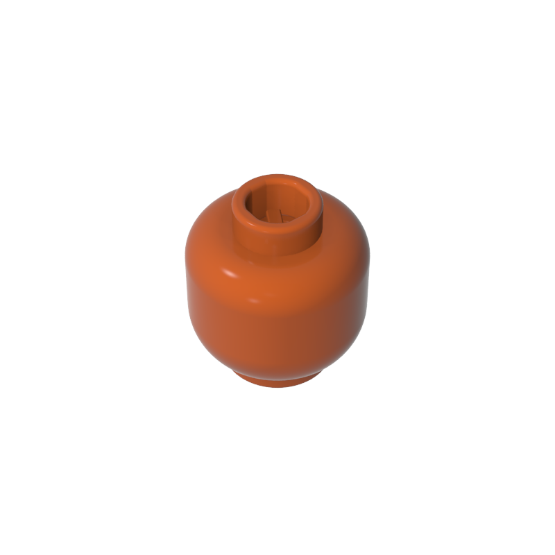 Minifig Head Plain [Blocked Open Stud]
