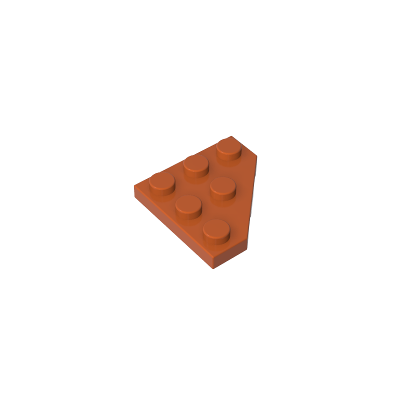 Wedge Plate 3 x 3 Cut Corner