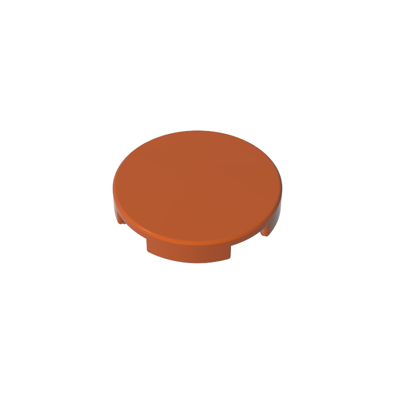 Tile Round 2 x 2 with Bottom Stud Holder