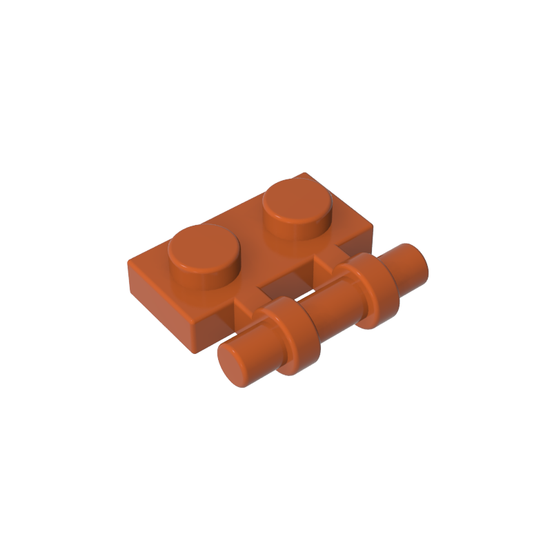 Plate Special 1 x 2 Side Handle [Free Ends]