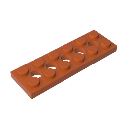 Technic Plate 2 x 6 [5 Holes]