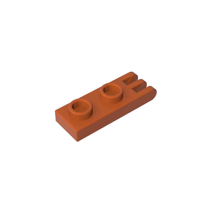Hinge Plate 1 x 2 with 3 Fingers and Hollow Studs - Color ID 83