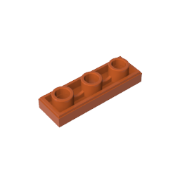 Tile Special 1 x 3 Inverted with Center Hole