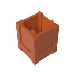 Container Box 2 x 2 x 2 - Top Opening