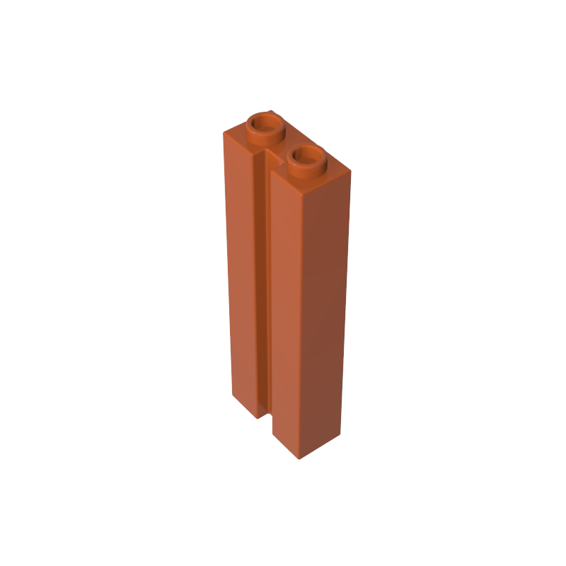 Brick Special 1 x 2 x 5 with Groove