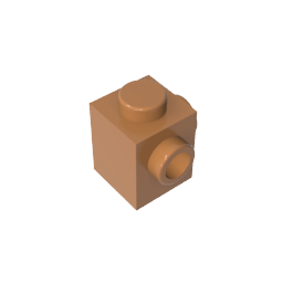 Brick Special 1 x 1 with Studs on 2 Adjacent Sides