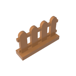 Picket Fence 1 x 4 x 2