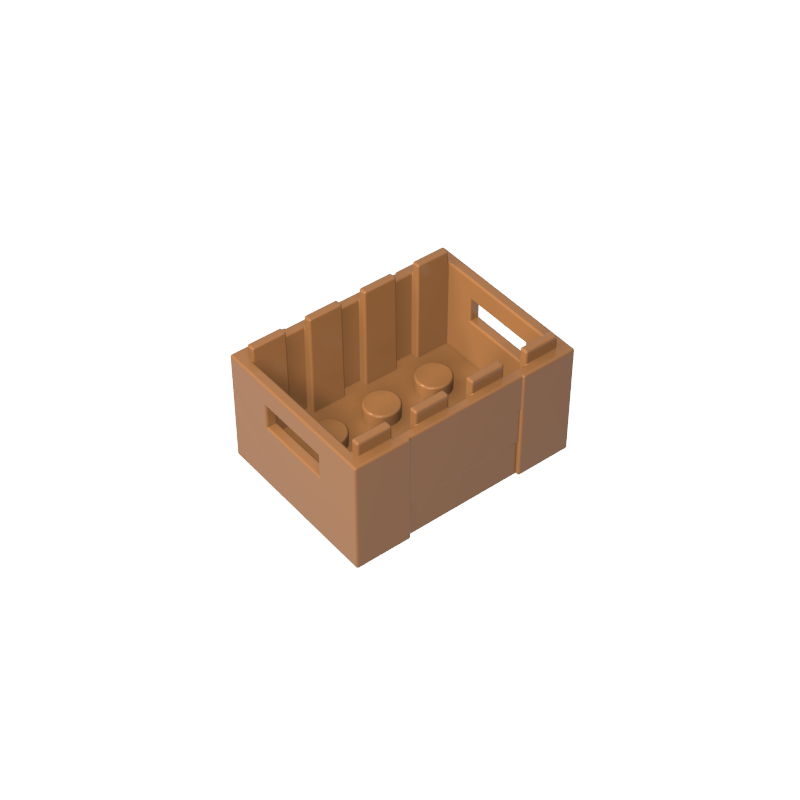 Box / Crate with Handholds  3 x 4 x 1 2/3