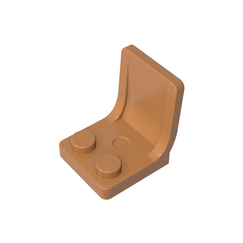 Seat / Chair 2 x 2 with Center Sprue Mark