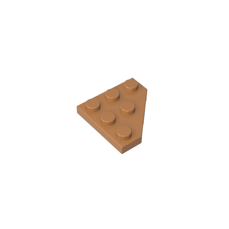 Wedge Plate 3 x 3 Cut Corner