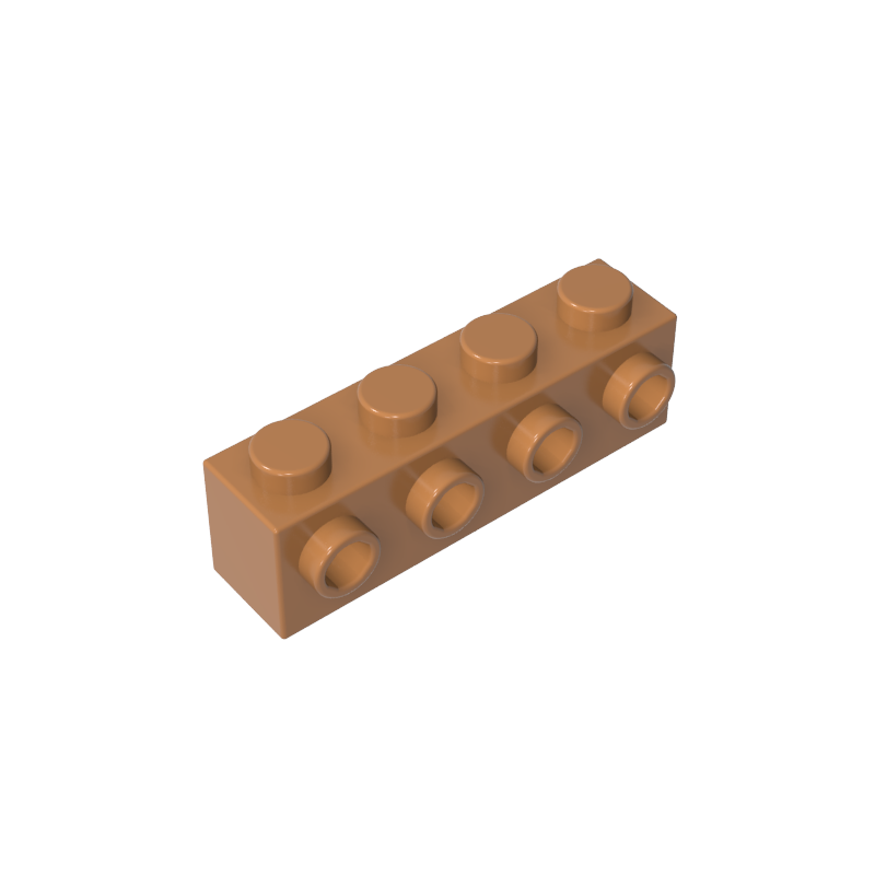 Brick Special 1 x 4 with 4 Studs on One Side