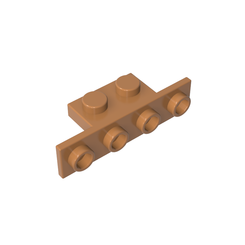 Bracket 1 x 2 - 1 x 4 [Rounded Corners]