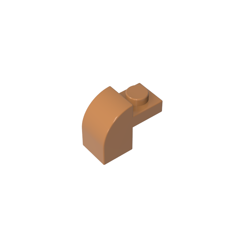 Brick Curved 1 x 2 x 1 1/3 with Curved Top