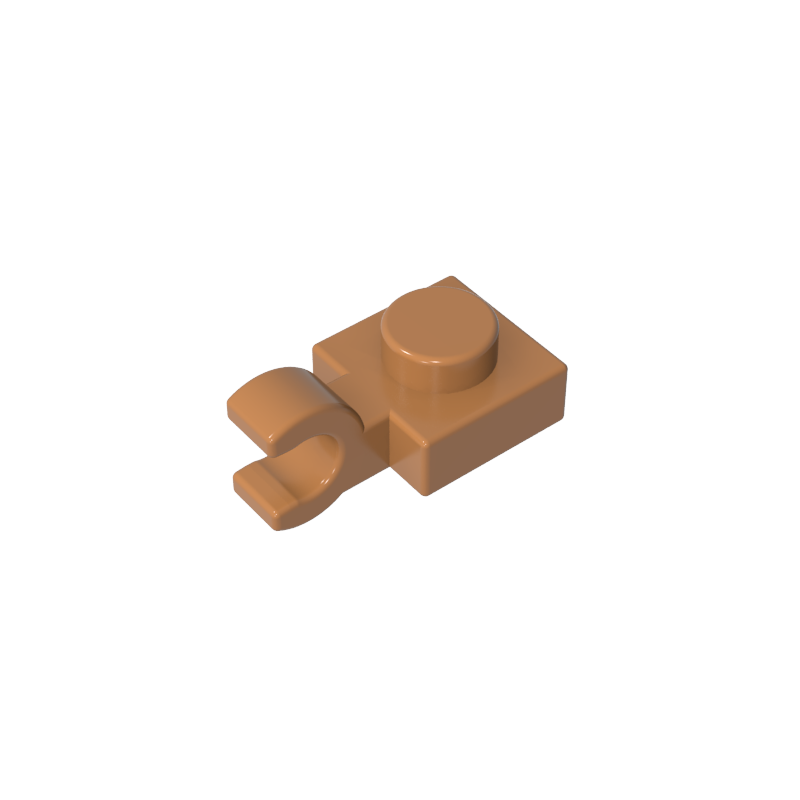 Plate Special 1 x 1 with Clip Horizontal [Thick U Clip]