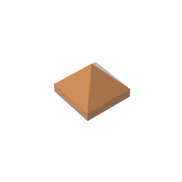 Slope 45° 1 x 1 x 2/3 Quadruple Convex