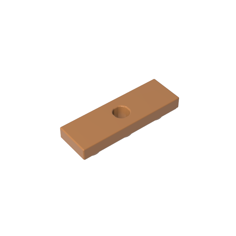 Tile Special 1 x 3 Inverted with Center Hole - Color ID 84