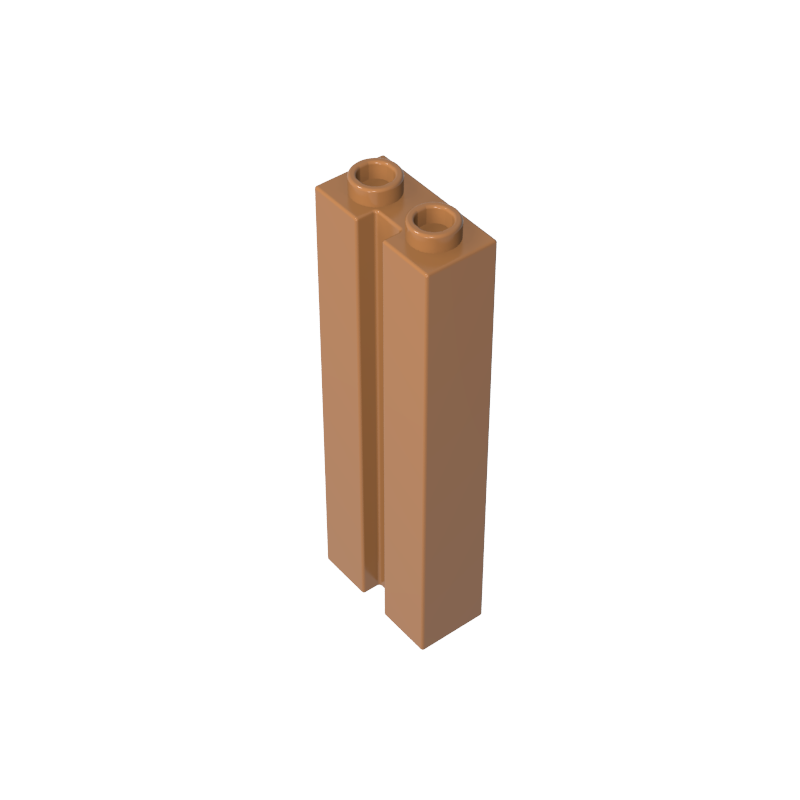 Brick Special 1 x 2 x 5 with Groove - Color ID 84