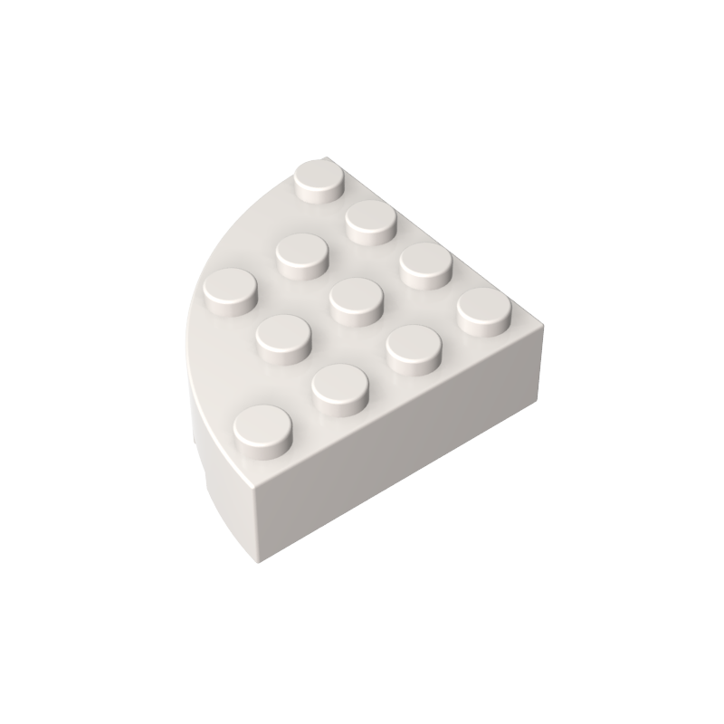 Brick Round Corner 4 x 4 Full Brick