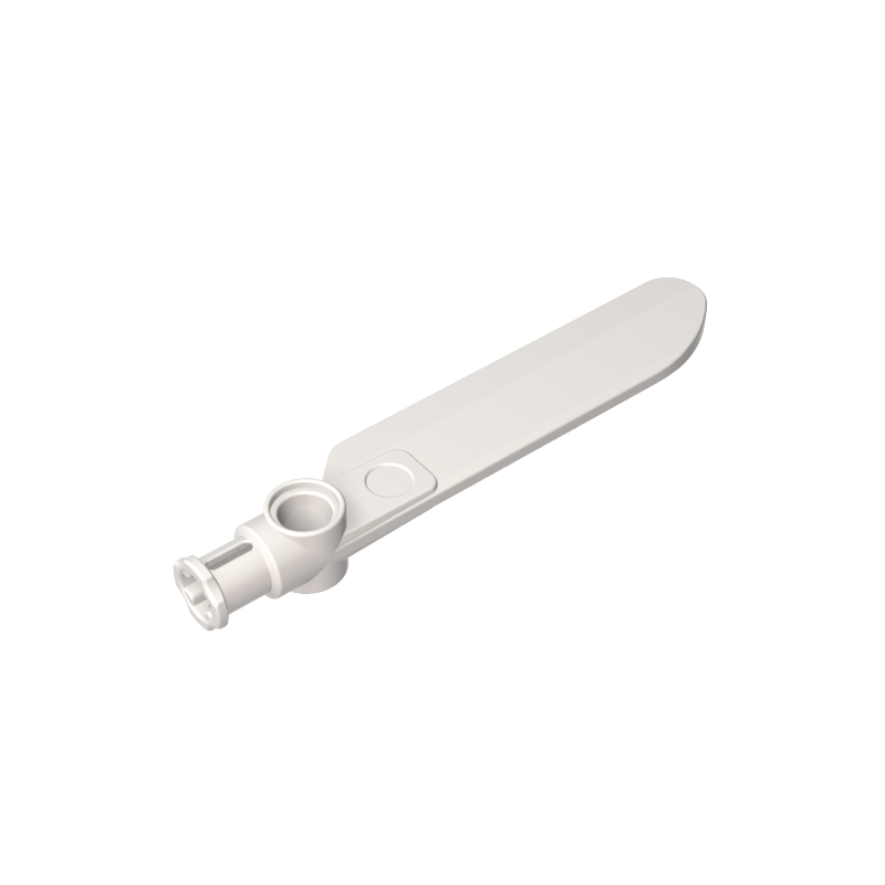 Technic Rotor Blade Small with Hole and Axle Connector End