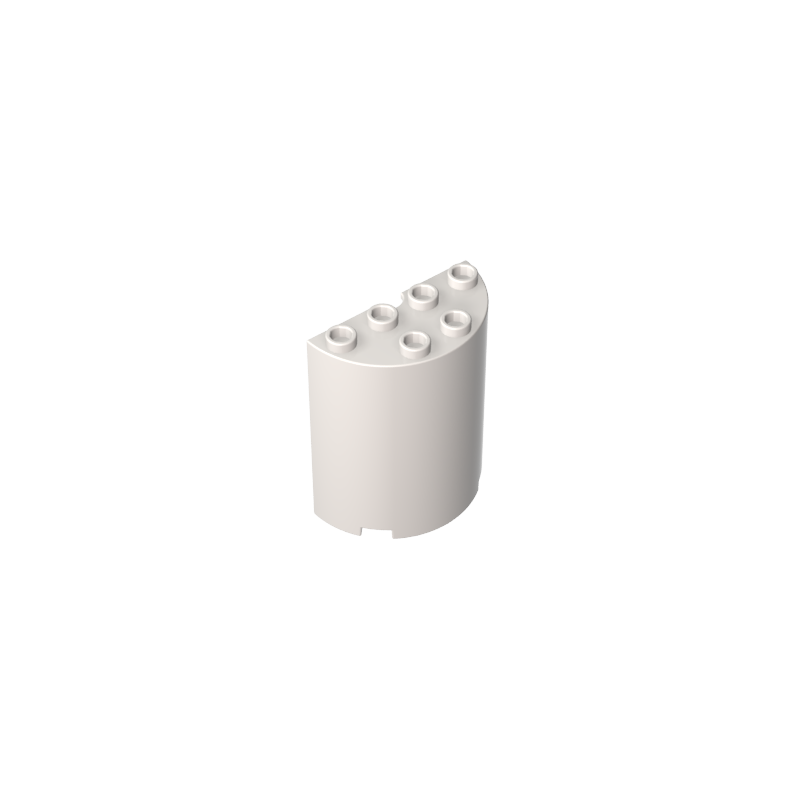 Cylinder Half 2 x 4 x 4