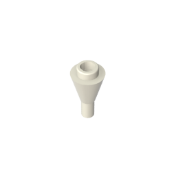 Cone 1 x 1 Inverted with Bar at Bottom (Ice Cream Cone)
