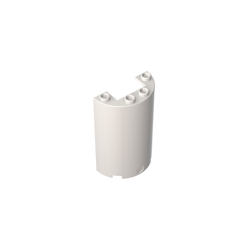 Cylinder Half 2 x 4 x 5 with 1 x 2 cutout