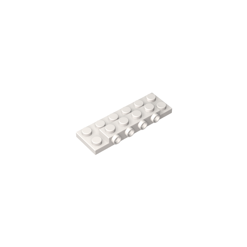 Plate Special 2 x 6 x 2/3 with 4 Studs on Side, 1 Support Wall on Bottom
