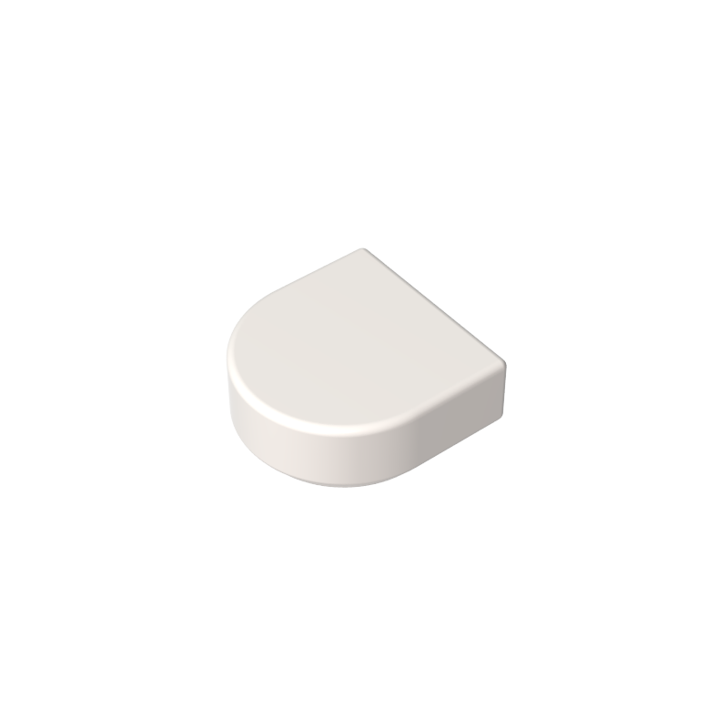 Tile 1 x 1 Half Circle