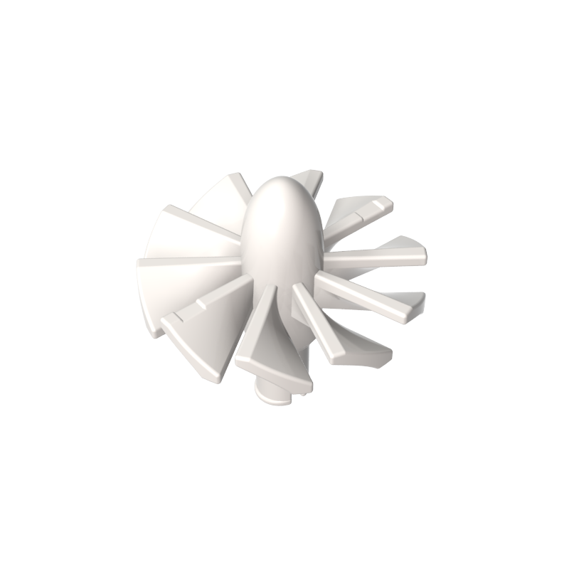 Jet Engine Fan with 10 Blades and Technic Pin