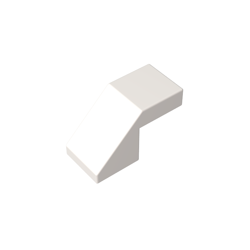 Slope 45° 2 x 1 with 2/3 Inverted Cutout and no stud