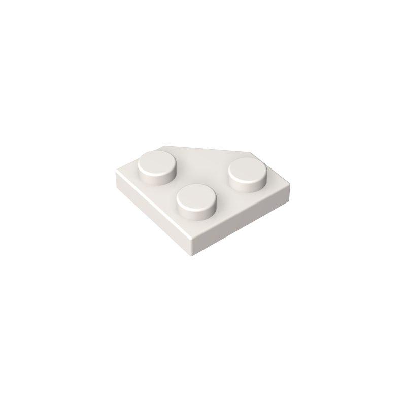 Wedge Plate 2 x 2 Cut Corner