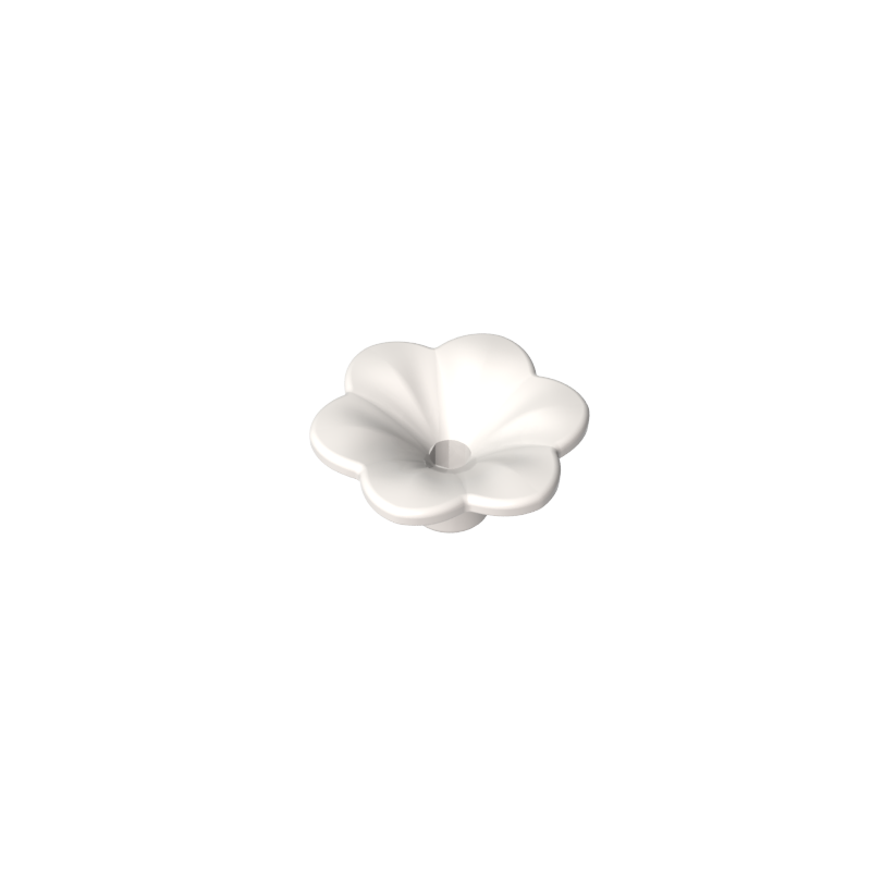 Plant, Outdoor Accessory Kit, Flower with 6 Rounded Petals and Pin