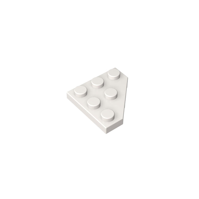 Wedge Plate 3 x 3 Cut Corner