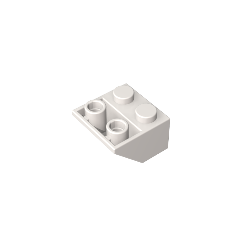 Slope Inverted 45° 2 x 2 [Ovoid Bottom Pin, Bar-sized Stud Holes]