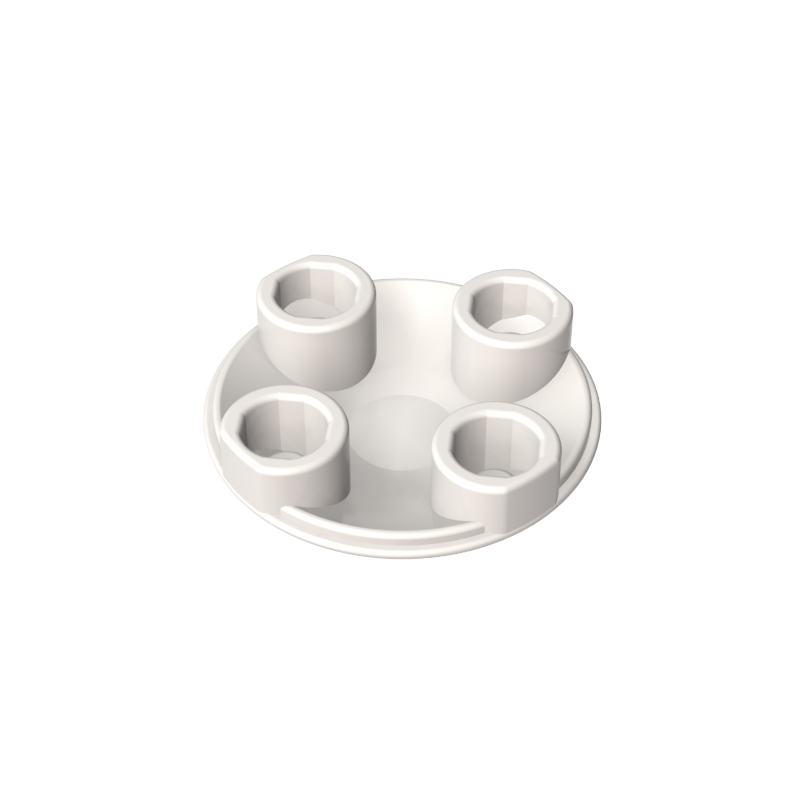 Plate Round 2 x 2 with Rounded Bottom [Boat Stud]
