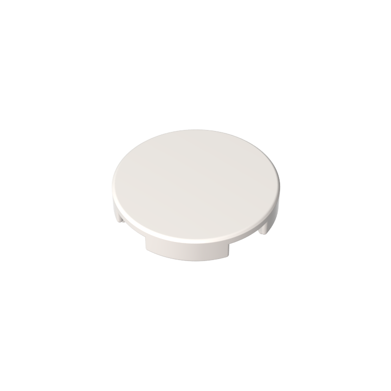Tile Round 2 x 2 with Bottom Stud Holder
