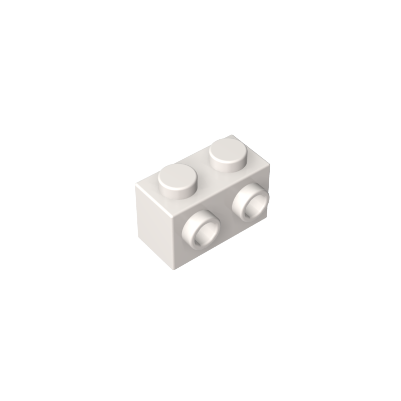 Brick Special 1 x 2 with 2 Studs on 1 Side