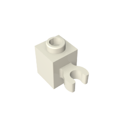 Brick Special 1 x 1 with Clip Vertical [Open O Clip, Hollow Stud]