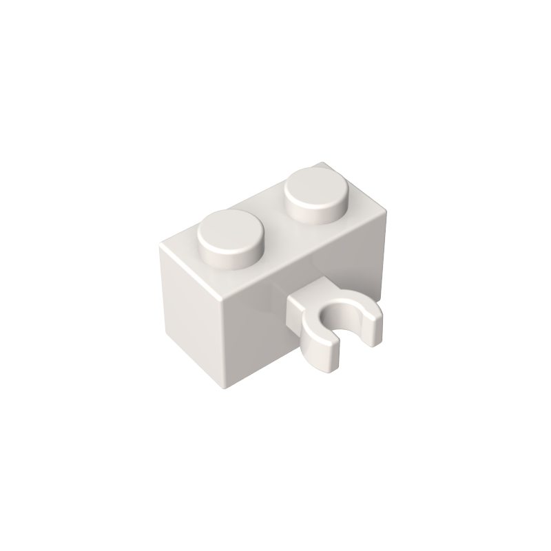 Brick Special 1 x 2 with Vertical Clip [Open O Clip]