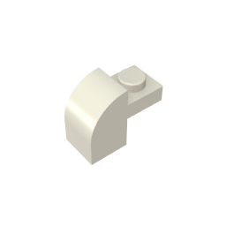 Brick Curved 1 x 2 x 1 1/3 with Curved Top