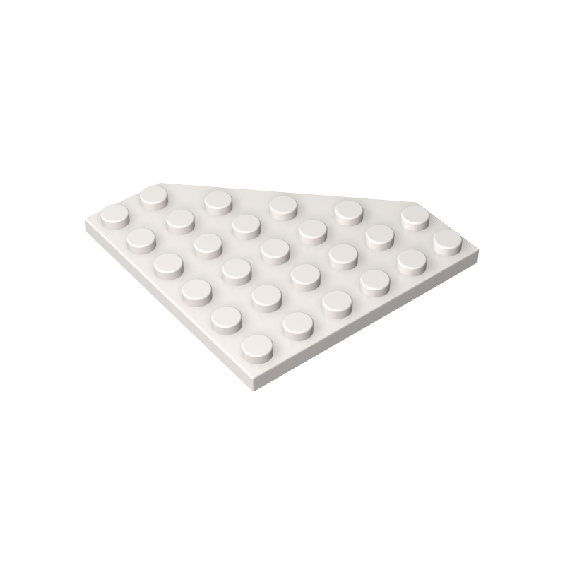 Wedge Plate 6 x 6 Cut Corner