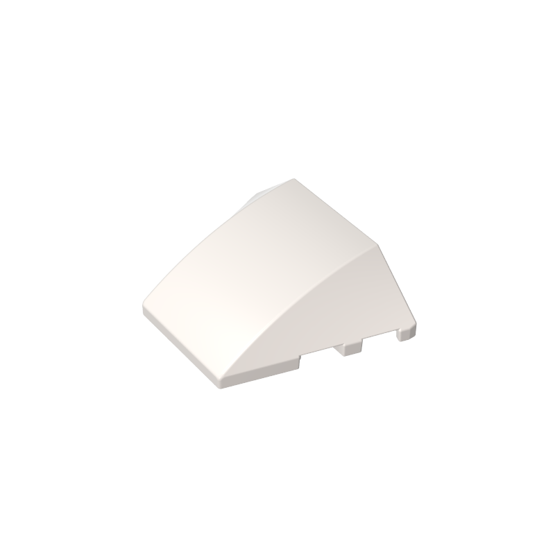 Wedge Curved 4 x 3 No Studs [Plain]
